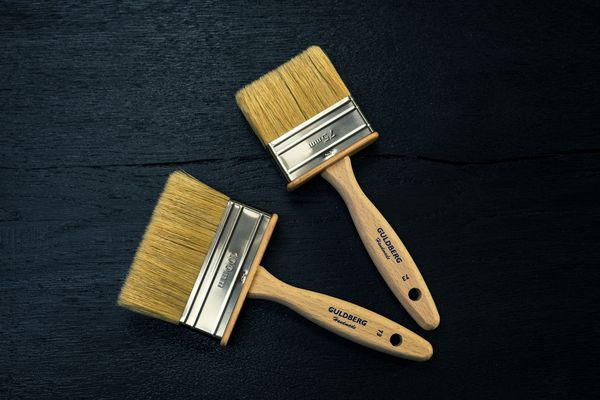 Wooden Brush For Tonkin Lacquer And Linseed Oil Paints From Guldberg