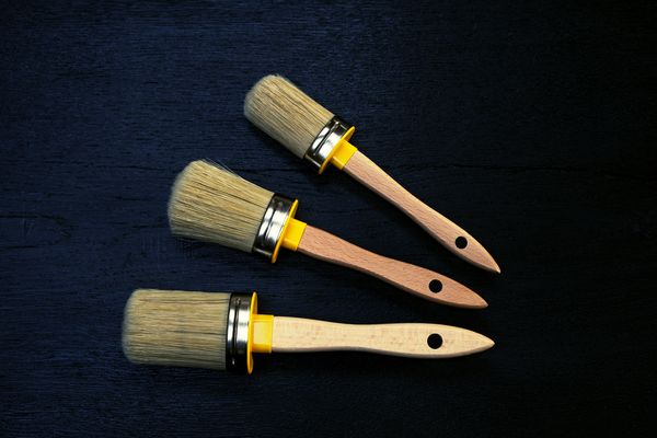Oval Brush For Linseed Oil Paints